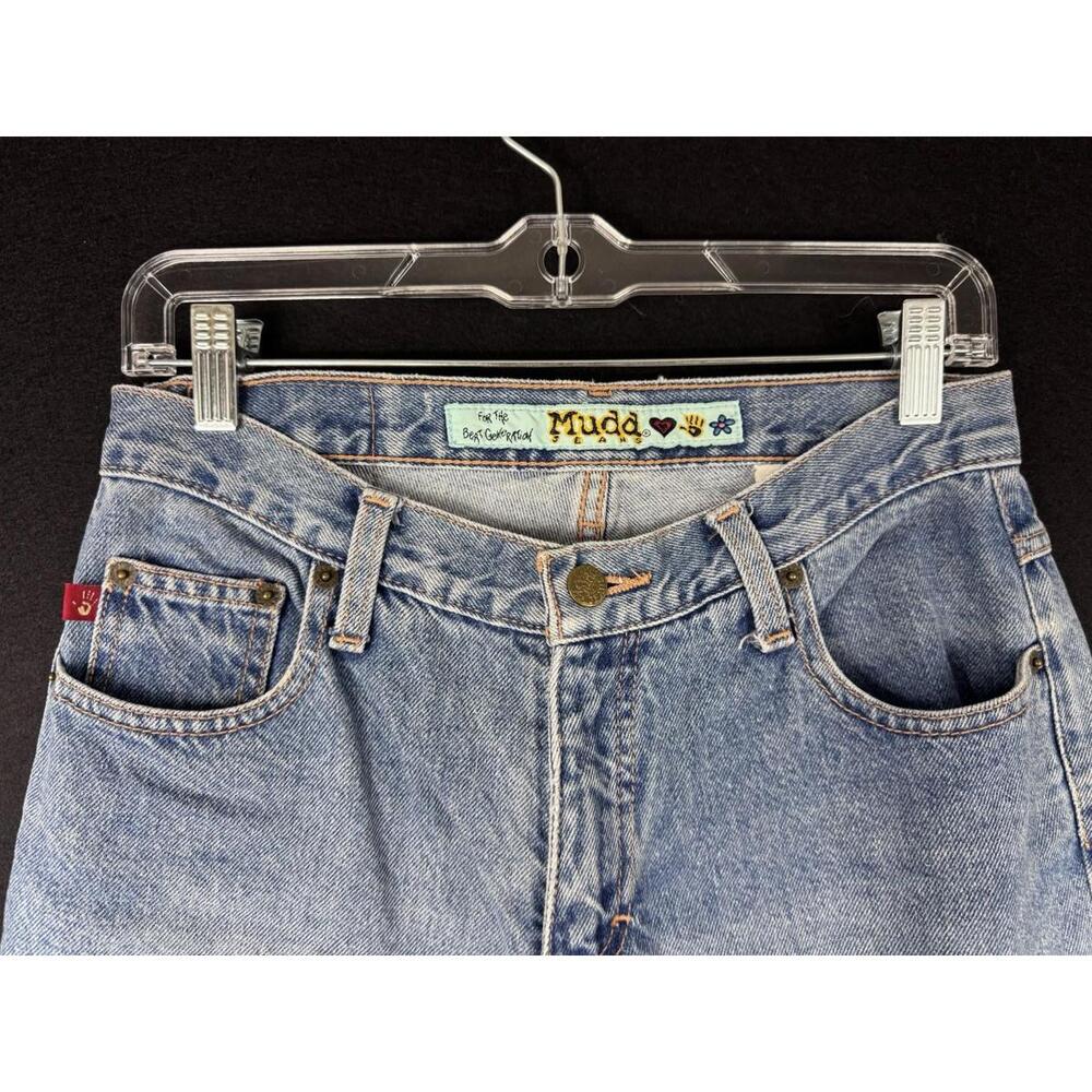 Original MUDD cropped Jeans Size 9 Vintage 90s Y2K style432764 women - Picture 3 of 9